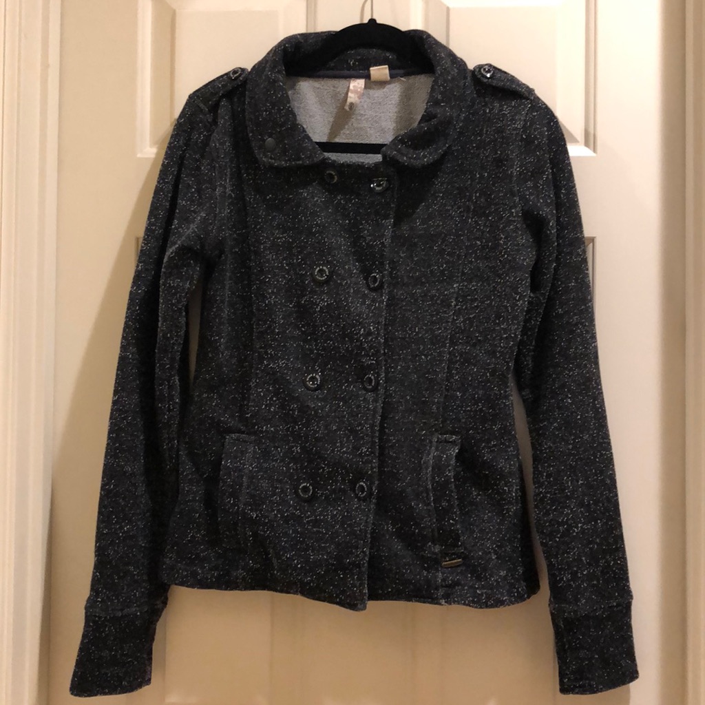 Element Mottled Black Jacket. Euc